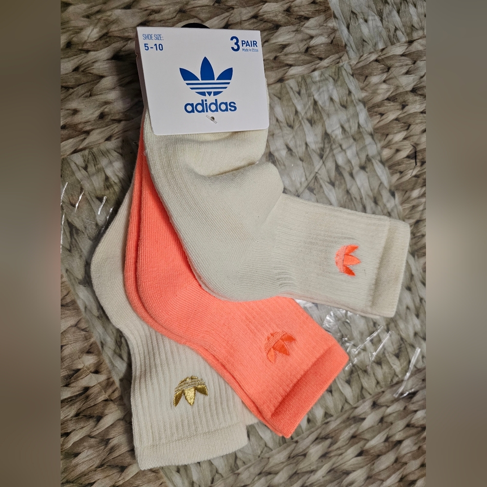 adidas 3-Pack Trefoil Crew Women's Socks